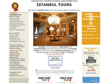 Tablet Screenshot of istanbultoursonline.com